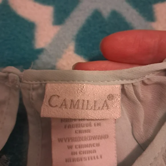 Little Girls Camilla Mint Colored Dress - Picture 4 of 5